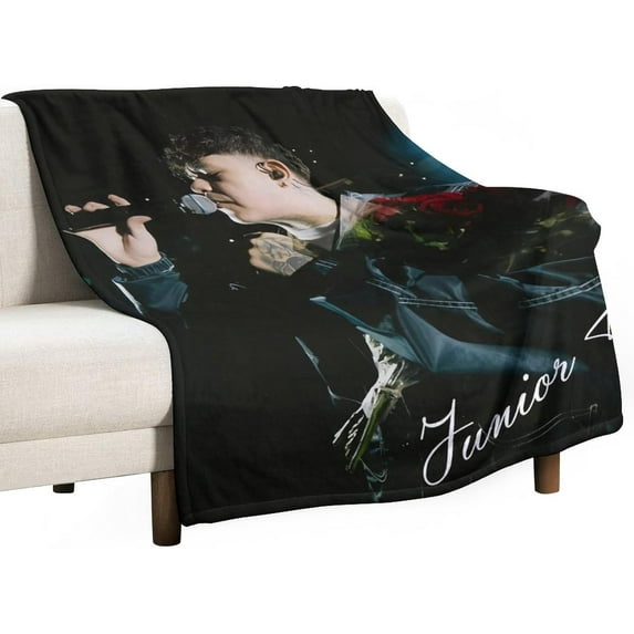 Junior Star H HD Blanket Home Decoration Star Actor Art Blankets, Suitable for Living Room, Bedroom, Etc. 60"x80"