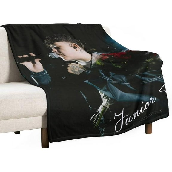 Junior Star H HD Blanket Home Decoration Star Actor Art Blankets, Suitable for Living Room, Bedroom, Etc. 60"x80"