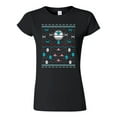 thumbnail image 1 of Junior Star Ship Ugly Christmas Comic Space TV Movie Parody Funny DT T-Shirt Tee, 1 of 2