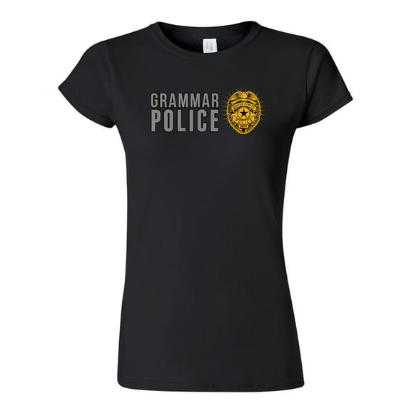 Junior United States Police Grammar Funny DT T-Shirt Tee