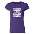 thumbnail image 1 of Junior Weekend Forecast Camping With A Chance Of Drinking Funny DT T-Shirt Tee, 1 of 2