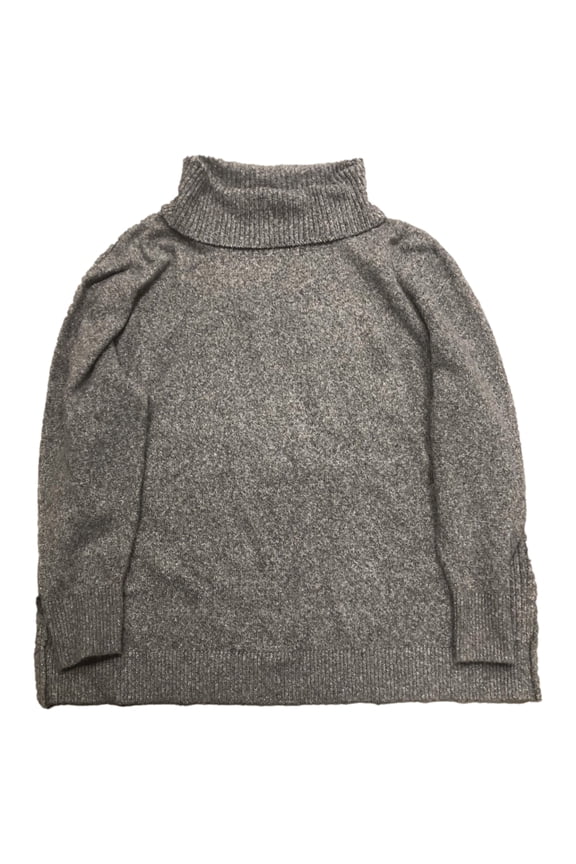 Junior Womens Gray Cowl Neck Split Side Tunic Sweater XX-Large