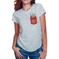 thumbnail image 1 of Junior Womens Gray Tabasco Hot Sauce Tee Shirt T-shirt Large (11-13), 1 of 2