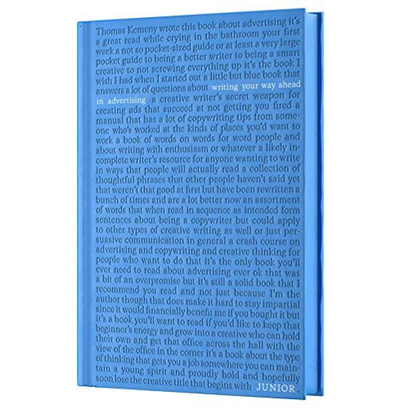 Pre-Owned Junior: Writing Your Way Ahead in Advertising (Hardcover) 1576879127 9781576879122