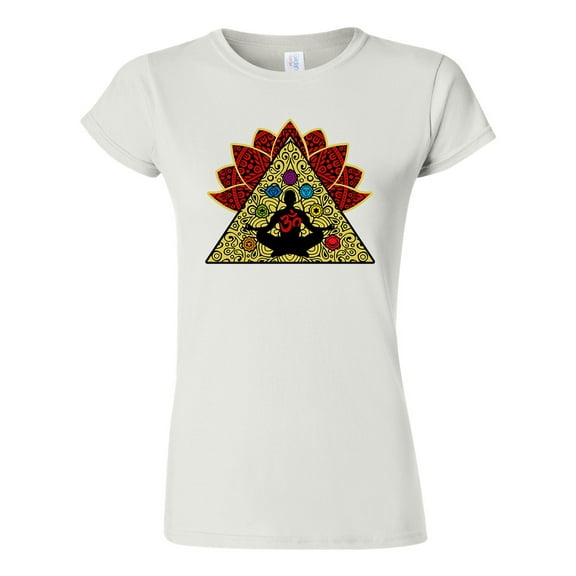 Junior Yoga Meditation Elements Relax Energy DT T-Shirt Tee