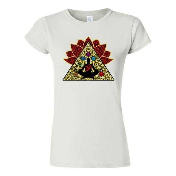 Junior Yoga Meditation Elements Relax Energy DT T-Shirt Tee