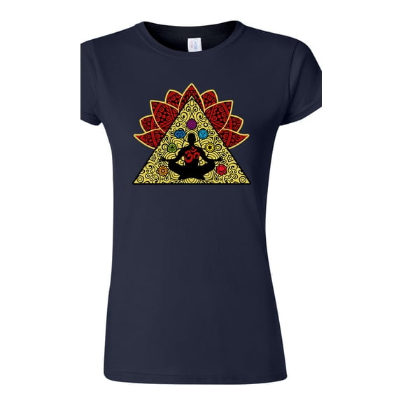 Junior Yoga Meditation Elements Relax Energy DT T-Shirt Tee