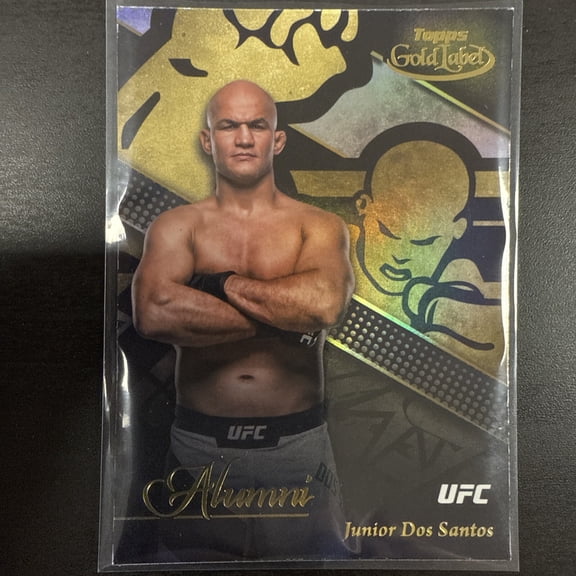 Junior dos Santos Gold Parallel UFC Panini MMA Trading Card