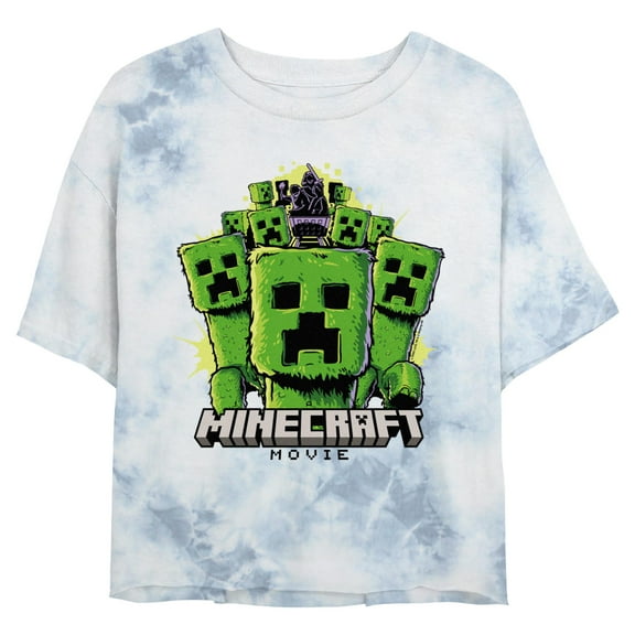 Junior's A Minecraft Movie Creepers Classic Team Graphic T-Shirt