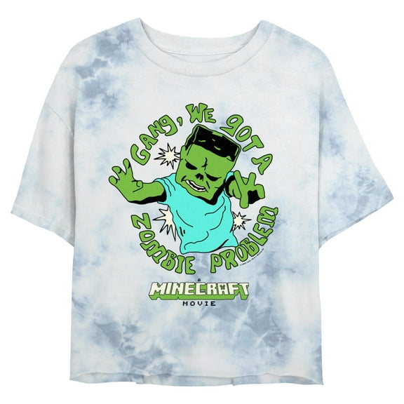 Junior's A Minecraft Movie Zombie Problem  Graphic T-Shirt