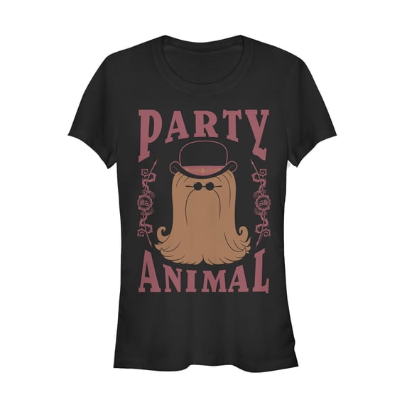 Junior's Addams Family Cousin Itt Party Animal Graphic Tee Black Large