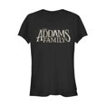 thumbnail image 1 of Junior's Addams Family Movie Logo  Graphic Tee Black Small, 1 of 2