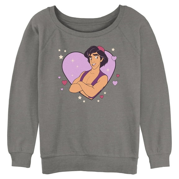 Junior's Aladdin Heart Locket  Sweatshirt