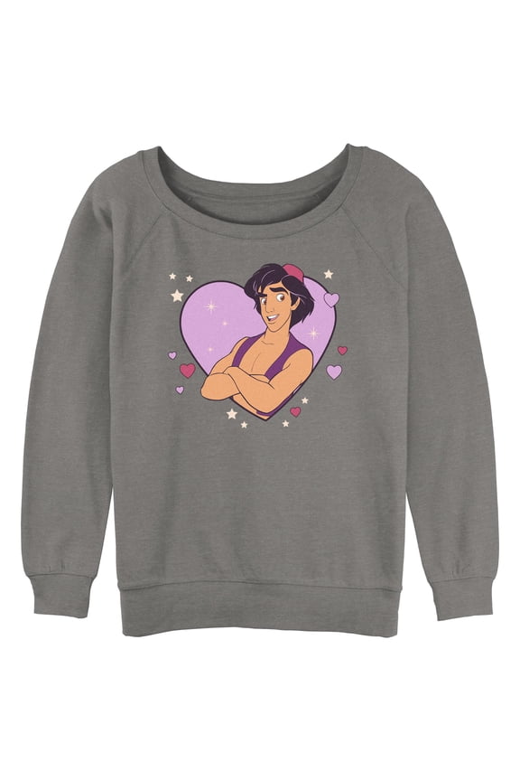 Junior's Aladdin Heart Locket Sweatshirt