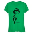 thumbnail image 1 of Junior's Aladdin Jasmine Graffiti Print Graphic Tee Kelly Green 2X Large, 1 of 2