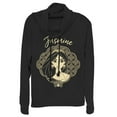 thumbnail image 1 of Junior's Aladdin Jasmine Ornate Frame  Cowl Neck Sweatshirt Black 3X Large, 1 of 3