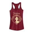 thumbnail image 1 of Junior's Aladdin Jasmine Ornate Frame  Racerback Tank Top Scarlet Large, 1 of 3