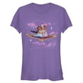 thumbnail image 1 of Junior's Aladdin Magic Carpet Ride  Graphic Tee Purple 2X Large, 1 of 2