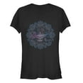 thumbnail image 1 of Junior's Aladdin Magical Lamp Mandala Symbol  Graphic Tee Black 2X Large, 1 of 2