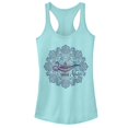 thumbnail image 1 of Junior's Aladdin Magical Lamp Mandala Symbol  Racerback Tank Top Cancun Small, 1 of 3