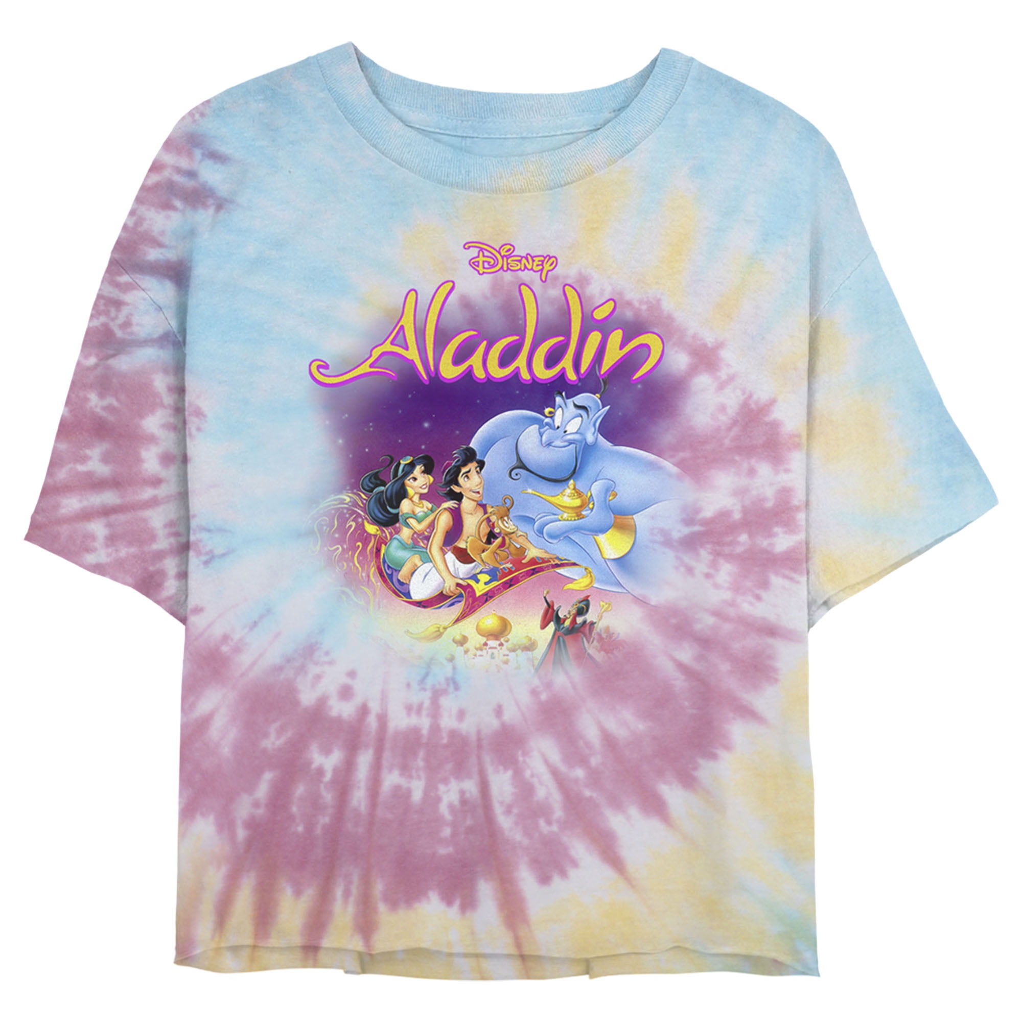 Vintage 2024 Disney Aladdin Genie Tie Dye Tank Top 90s Single Stitch. Kids Large (7)