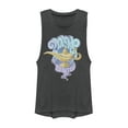 thumbnail image 1 of Junior's Aladdin Vintage 3 Wishes Festival Muscle Graphic Tee Charcoal Large, 1 of 3