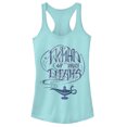 thumbnail image 1 of Junior's Aladdin Woman of Many Dreams Lamp  Racerback Tank Top Cancun 2X Large, 1 of 3
