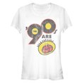thumbnail image 1 of Junior's All That Retro 90's Logo Graphic Tee White 2X Large, 1 of 2
