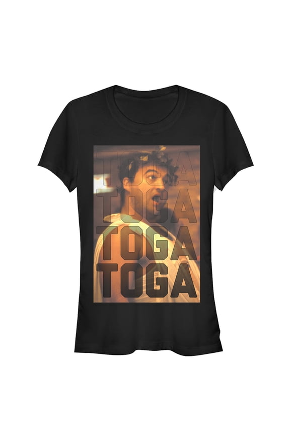 Junior's Animal House Bluto Toga  Graphic Tee Black X Large