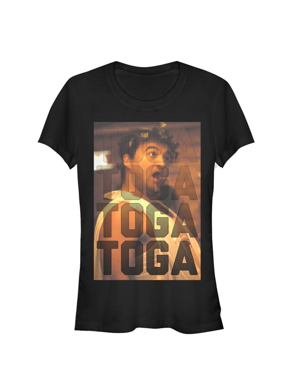 Junior's Animal House Bluto Toga Graphic Tee Black X Large