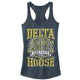 thumbnail image 1 of Junior's Animal House Delta Toga Party  Racerback Tank Top Indigo Medium, 1 of 3