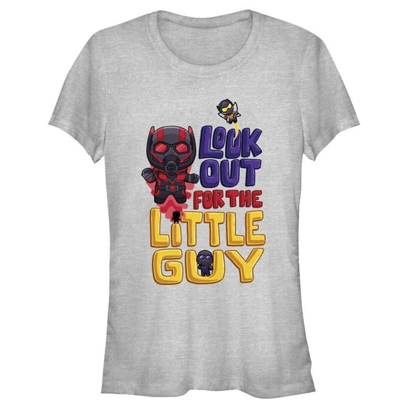 Junior's Ant-Man and the Wasp: Quantumania Look Out for the Little Guy Graphic Tee Athletic Heather Small