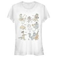 thumbnail image 1 of Junior's Aristocats The Whole Cat Crew  Graphic Tee White Medium, 1 of 3