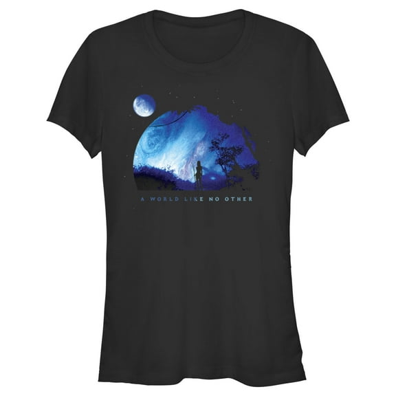 Junior's Avatar Neytiri A World Like No Other  Graphic Tee Black Medium