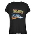 thumbnail image 1 of Junior's Back to the Future Part 2 Electric DeLorean  Graphic Tee Black X Large, 1 of 2
