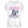 thumbnail image 1 of Junior's Bambi Flower  Graphic Tee White X Large, 1 of 3