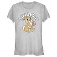 thumbnail image 1 of Junior's Bambi Miss Bunny  Graphic Tee Athletic Heather X Large, 1 of 3