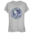 thumbnail image 1 of Junior's Batman Joker Let's Put a Smile On That Face  Graphic Tee Athletic Heather Medium, 1 of 2