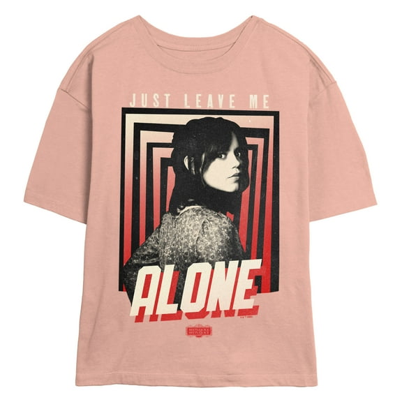 Junior's Beetlejuice Beetlejuice Astrid Photo Just Leave Me Alone  Graphic T-Shirt