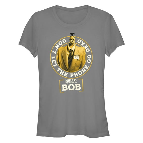 Junior's Beetlejuice Beetlejuice Bob Don't Let the Phone Go Dead Badge  Graphic T-Shirt