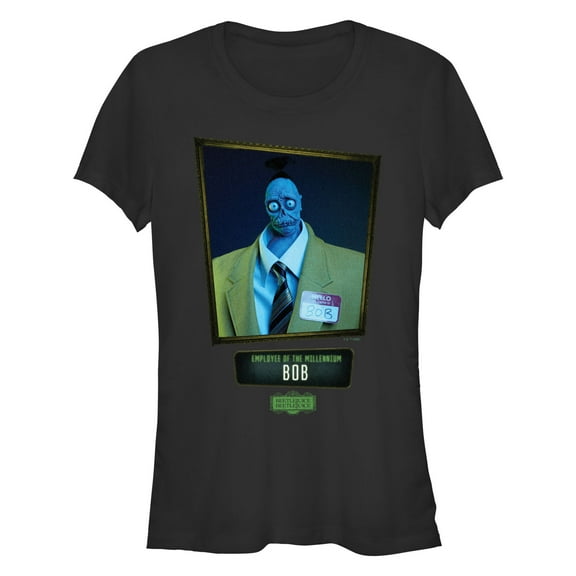 Junior's Beetlejuice Beetlejuice Bob Employee of the Millennium  Graphic T-Shirt