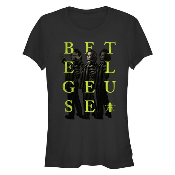 Junior's Beetlejuice Beetlejuice Distressed Pose  Graphic T-Shirt