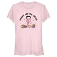 thumbnail image 1 of Junior's Betty Boop Halloween Sassy Little Devil  Graphic Tee Light Pink 2X Large, 1 of 3