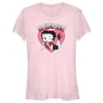 thumbnail image 1 of Junior's Betty Boop No Cupid Zone Graphic Tee Light Pink X Large, 1 of 3