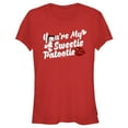 thumbnail image 1 of Junior's Betty Boop You're My Sweetie Patootie Graphic Tee Red 2X Large, 1 of 3