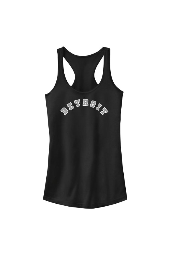 Junior's Beverly Hills Cop: Axel F Detroit Varsity Racerback Tank Top