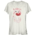 thumbnail image 1 of Junior's Big Hero 6 Valentine Baymax Heart Hug  Graphic Tee White Medium, 1 of 2