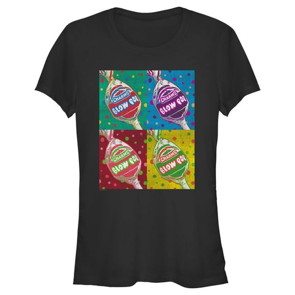Junior's Blow Pop That's A Blow Pop Art  Graphic Tee Black Medium