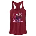 thumbnail image 1 of Junior's Bratz Love is Love  Racerback Tank Top Scarlet Large, 1 of 4
