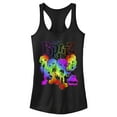 thumbnail image 1 of Junior's Bratz Rainbow Dolls  Racerback Tank Top Black Small, 1 of 4